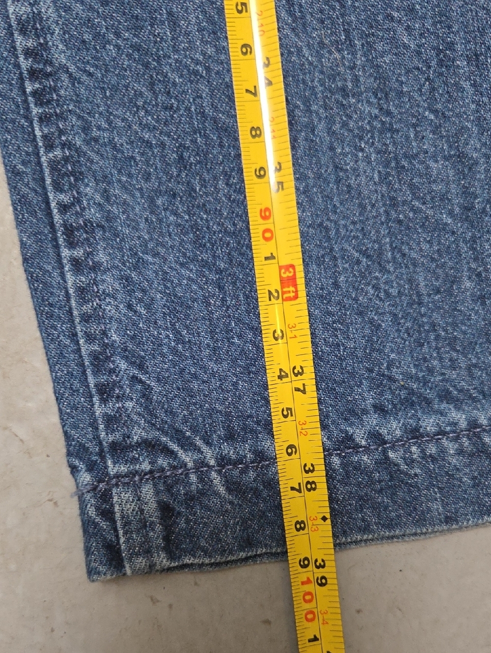 Gap 365 High Rise Wide Leg Denim Blue Jeans Sz 8 100% Cotton Zipper - Picture 4 of 11
